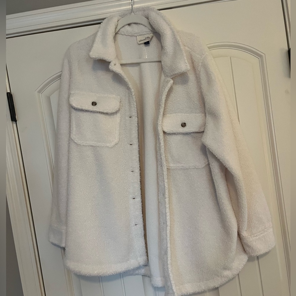 Sherpa Shacket - ivory